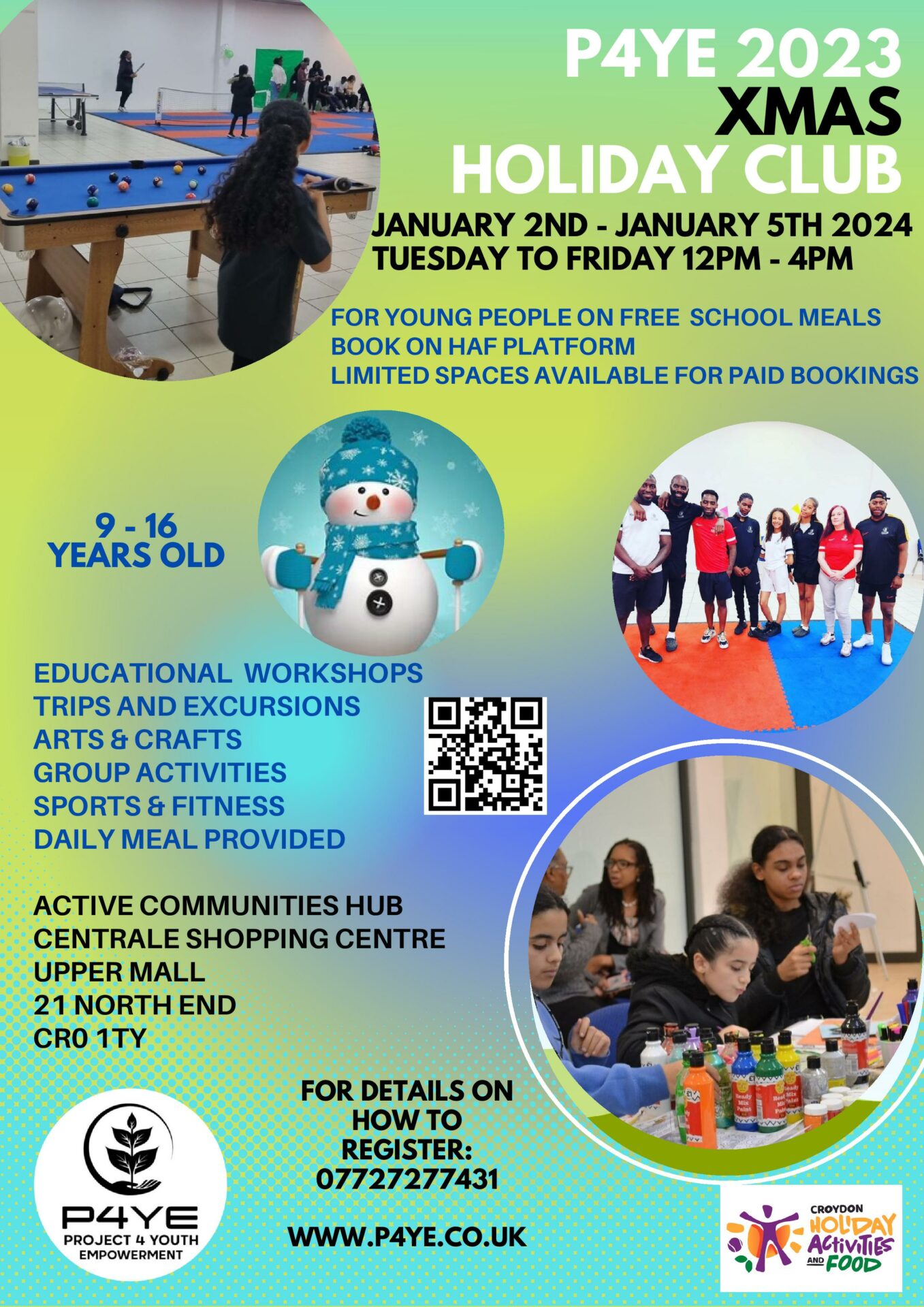P4YE Xmas 2023 Flyer